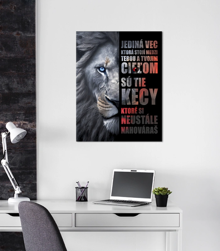 Motivační lev - Kecy - Obrázek 2
